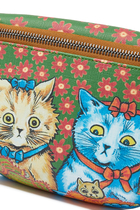 Cat Print Belt Bag