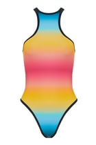 Sunset Ombre Print One Piece