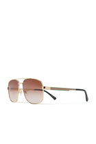 Navigator Frame Metal Sunglasses