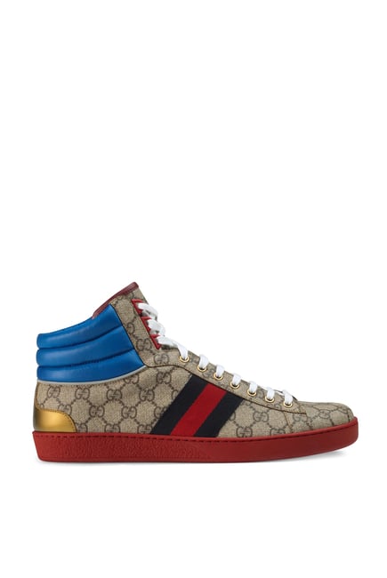 Gucci Ace GG High-Top Sneakers