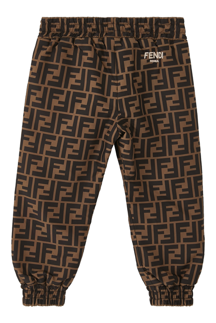 Kids Reversible Monogram Pants