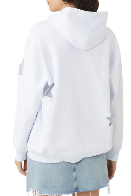 Star Cut-Out Hoodie
