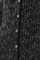 Sequinned Long-Sleeve  Knit Cardigan