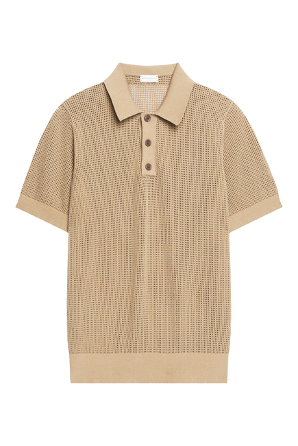 Knitted Polo Shirt