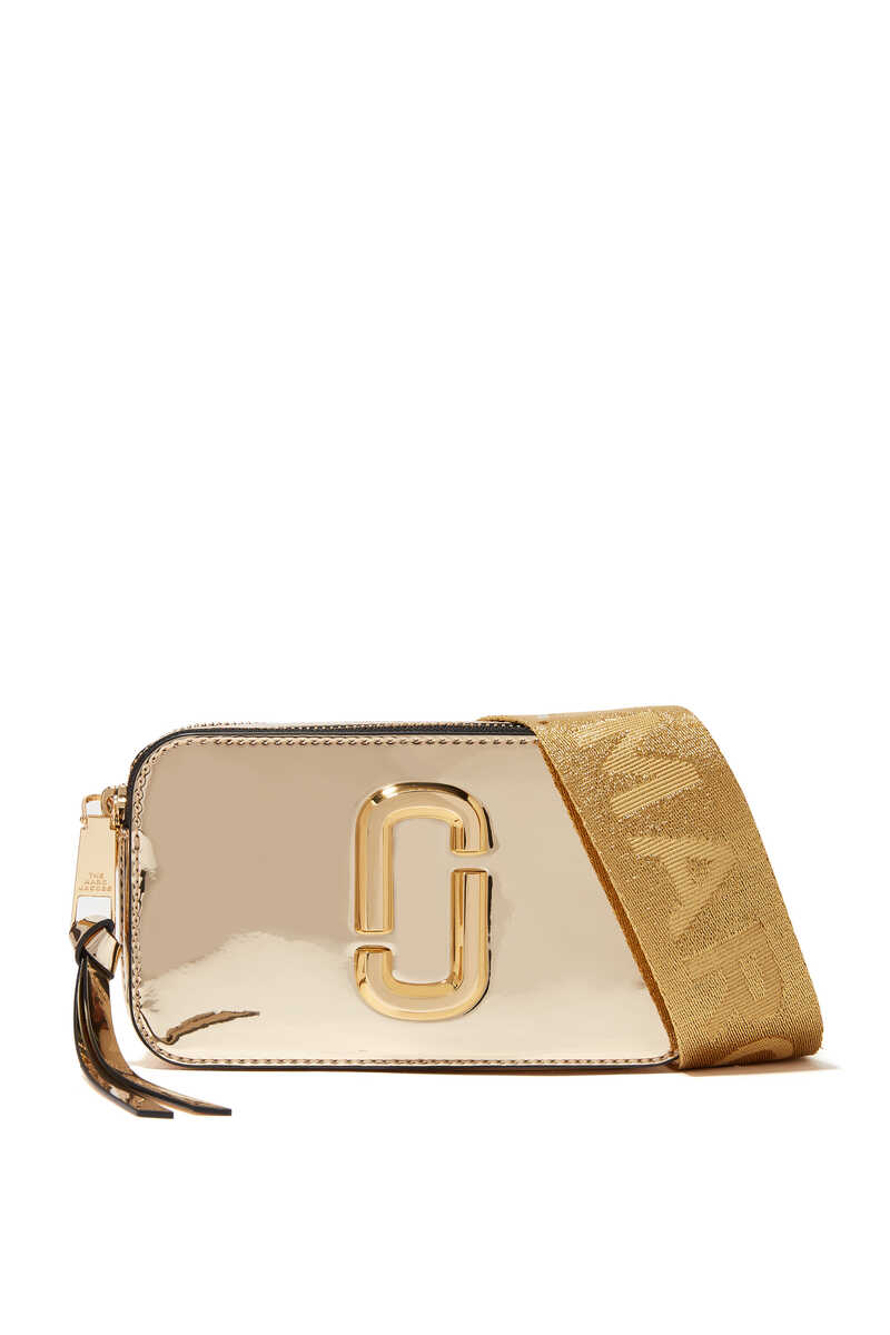 Buy Gold Marc Jacobs Snapshot Mirrored Camera Bag - Womens for AED 1377.00 Cross Body Bags ...