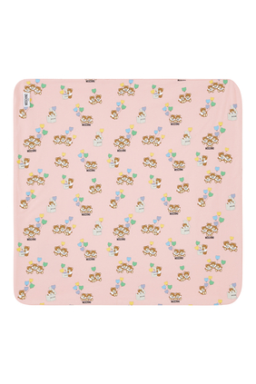 Baby Bear-Print Blanket