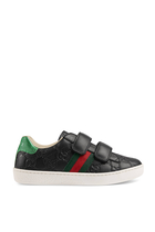 Kids GG Leather Sneakers