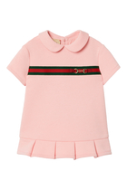 Kids Cotton Dress with Web