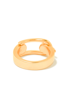 Boucle Small Ring, 24K Gold-Plated Brass
