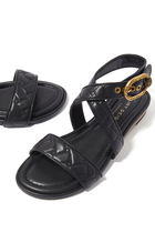 Mayfair Flat Leather Sandals