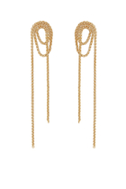 Vroom Earrings, 18k Gold-Plated Brass