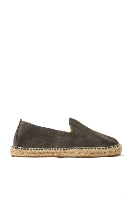 Flat Suede Espadrilles