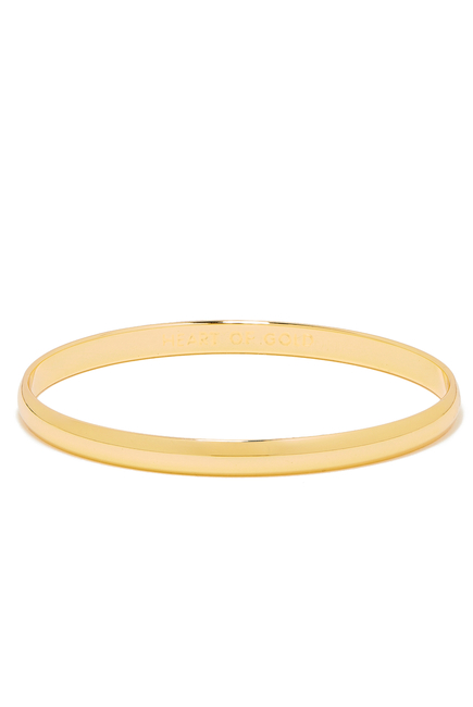 Heart of Gold Idiom Bracelet in 14kt Gold Plating