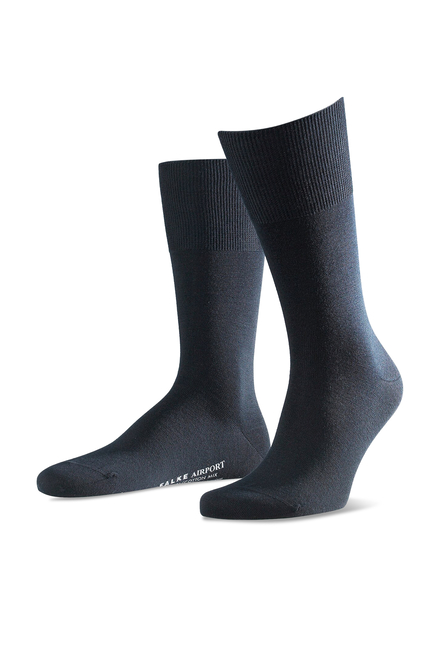 Falke Navy Silk Socks
