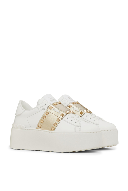 Flatform 57 Rockstud Untitled Stud Sneakers