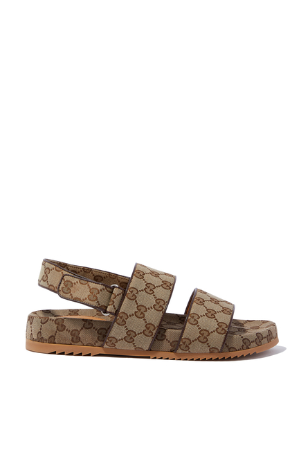 Gucci Canvas Slide Sandals
