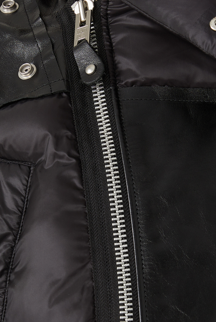 Schott Blouson Padded Leather Jacket