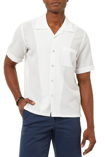 Short-sleeve Fitted Shirt