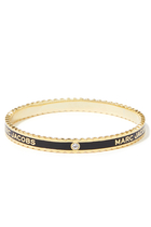 The Scallop Medallion Bracelet, Gold-Plated Brass