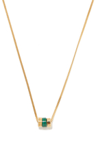 Abacus Floating Charm Necklace,  18k Gold Plated Vermeil on Sterling Silver