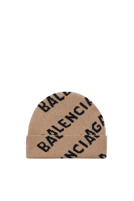 All Over Logo Beanie Cap