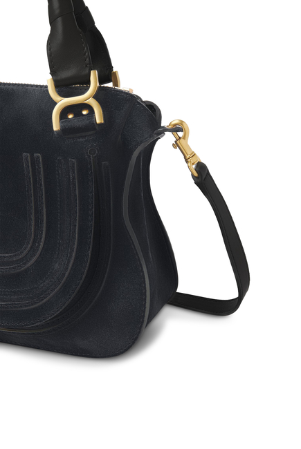 Marcie Suede Double Carry Bag