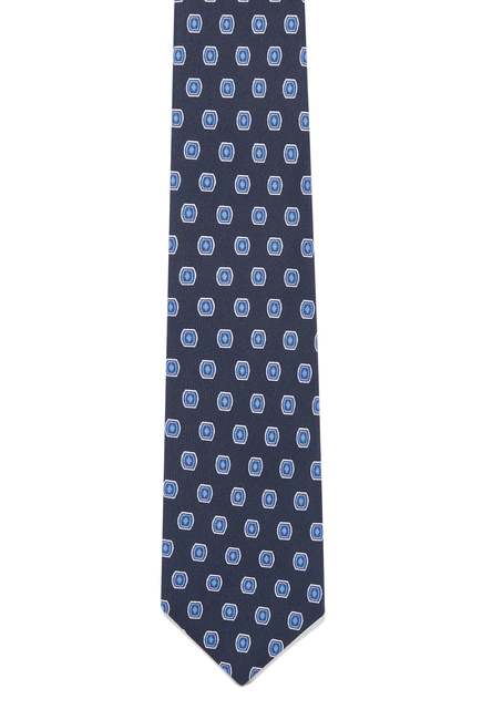 Buy Boss Silk Jacquard Pattern Tie for Mens | Bloomingdale's UAE