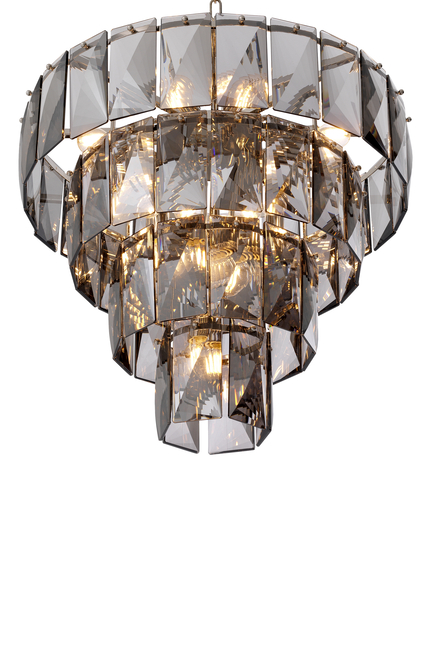 Amazone S Smoke Glass Chandelier