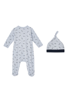 Logo Pajama & Hat Set
