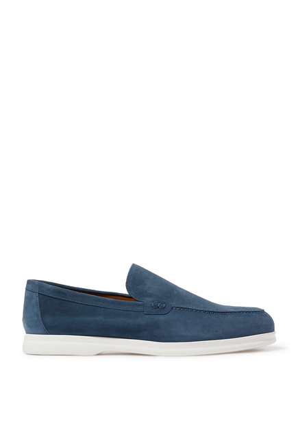 Buy Doucals Arthur Slip-On Suede Loafers for | Bloomingdale's UAE