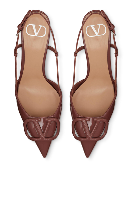 VLogo Signature 80 Slingback Pumps