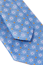 Geometric Silk Tie