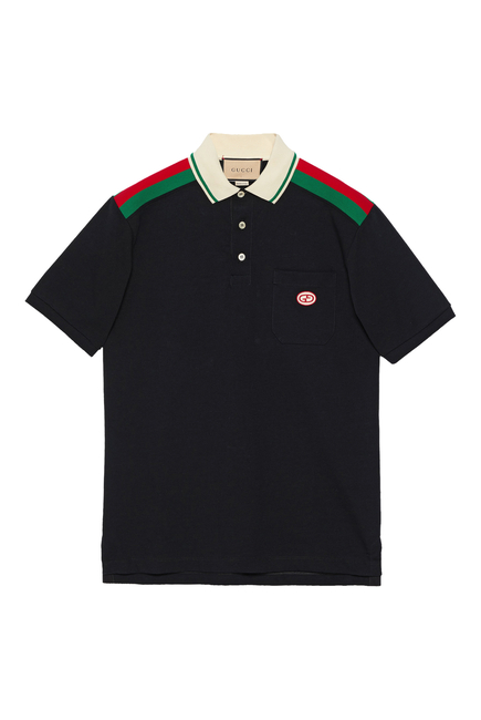 Interlocking G Cotton Polo