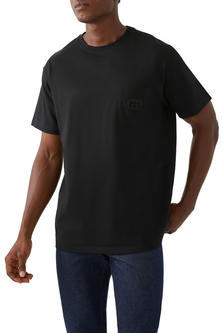 Cotton Jersey Patch T-Shirt