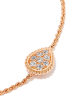 Serpent Bohème 18K Rose Gold S Motif Diamond Bracelet
