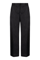 Pinstripe Wide Leg Trousers