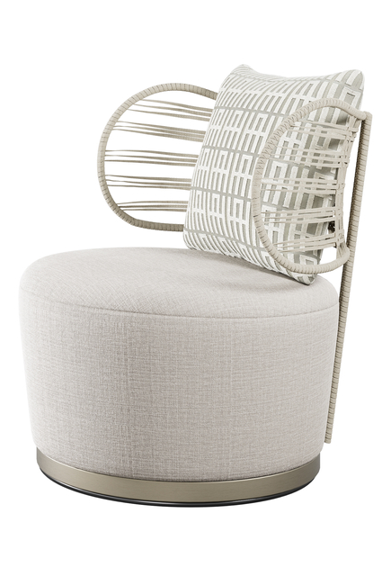 Rumba Woven Swivel Chair