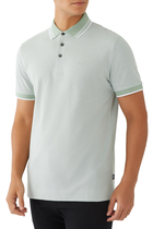 Oxford Cotton Piqué Polo Shirt