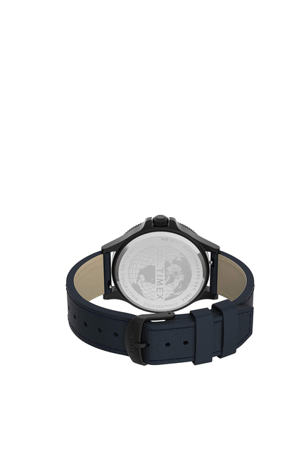 Military Black Plated Watch