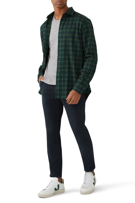 Zanone Regular Fit Long-Sleeved Wool Jersey T-Shirt