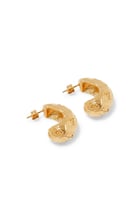 Fragmented Amulet Hoop Earrings