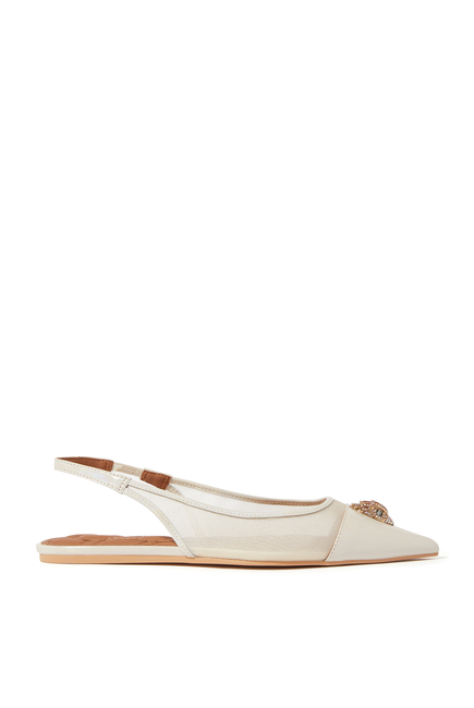 Belgravia Flat Slingback Sandals