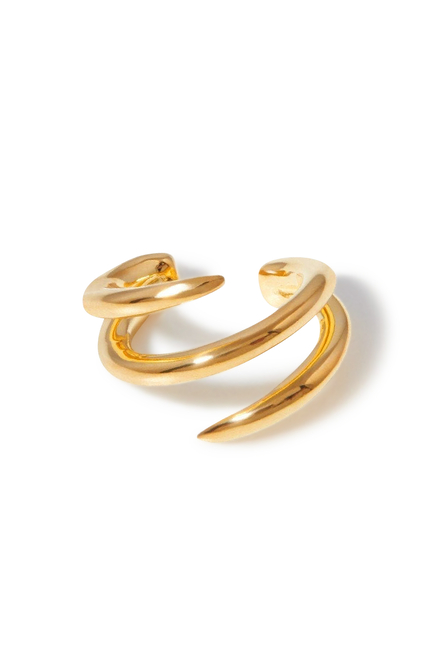 Claw Lacuna Ear Cuff, 18k Gold-Plated Sterling Silver