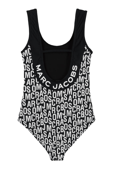 Kids Logo Printed Swimsuit