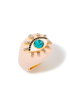 Resin Evil Eye Cocktail Ring