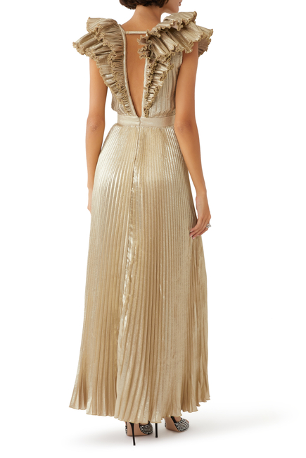 Tuileries Pleated Gown