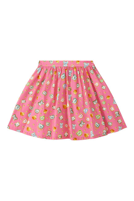 Kids Teddy Bear Cotton Skirt