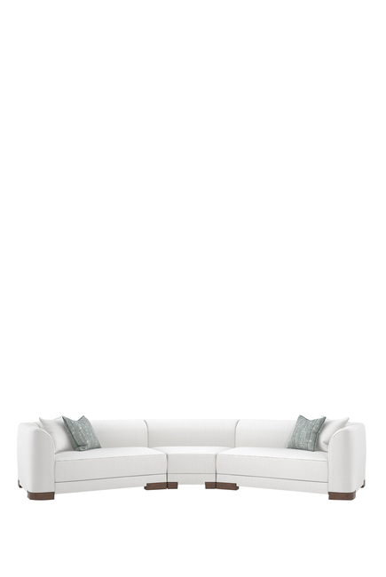 Lounge Around Curved Sectional Sofa