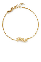 Libra Zodiac Bracelet, 18k Gold-plated Sterling Silver