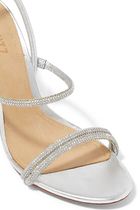 Whiteley 100 Crystal Metallic Sandals